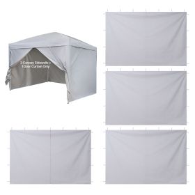 Canopy Sidewalls, Fit for 10 x 10 ft Pop Up Canopy Tent, Tent Side Walls with Waterproof and Sunlight Protection Layer for Outdoor Event Tents